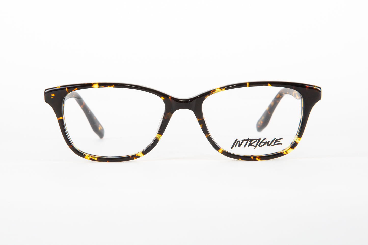 INTRIGUE style FORTE 7 c142 brown amber clear acetate 50-17-135 Japan