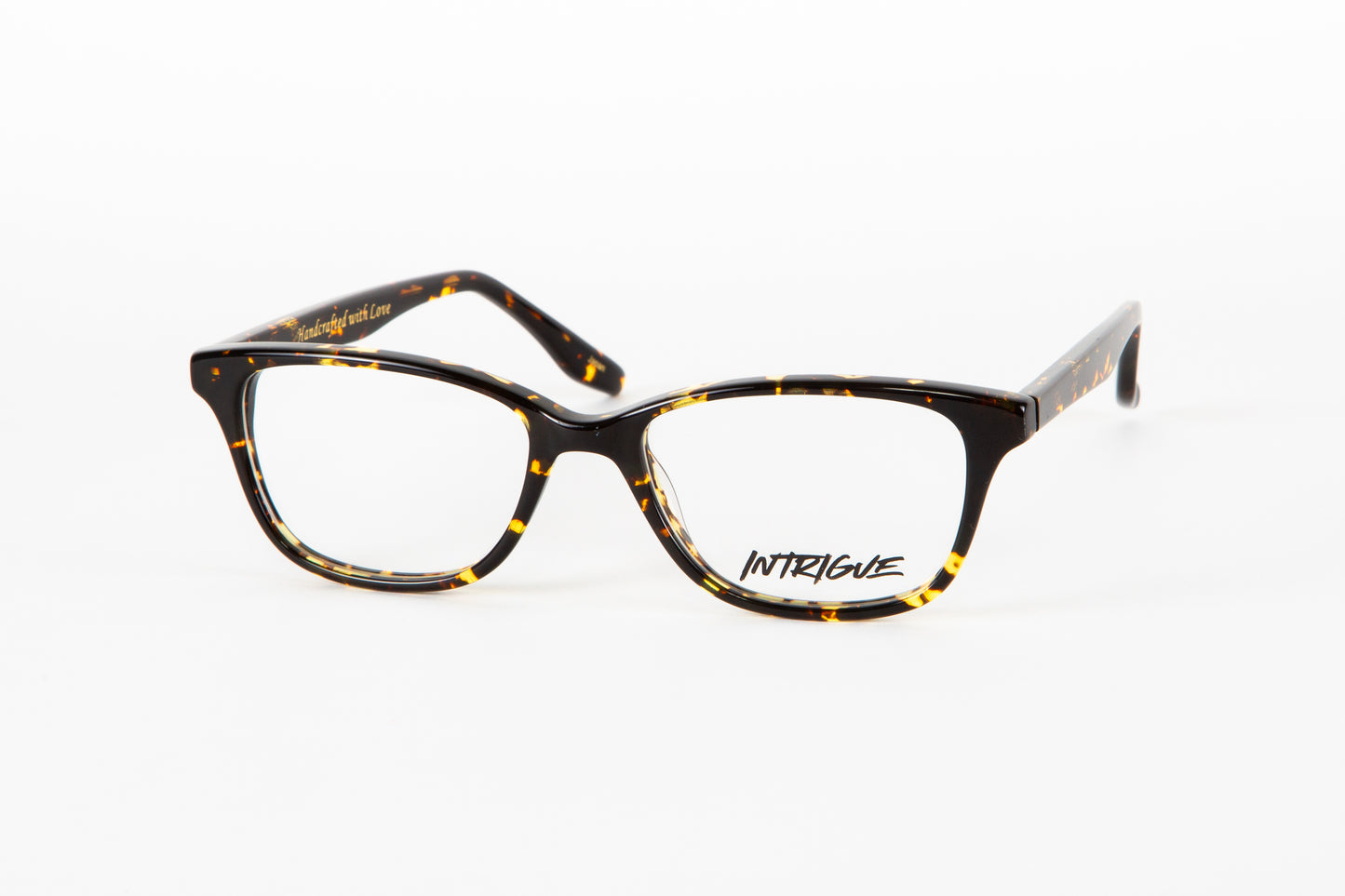 INTRIGUE style FORTE 7 c142 brown amber clear acetate 50-17-135 Japan