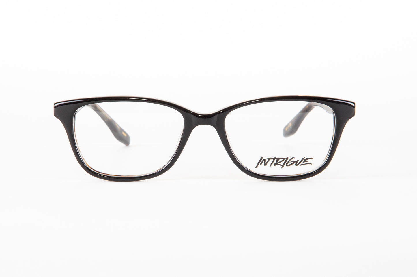 INTRIGUE style FORTE 7 c649 black brown grey clear acetate 50-17-135 Japan