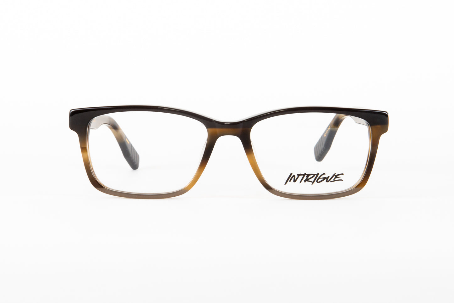 INTRIGUE style FORTE 8 c406 brown grey fade clear acetate 52-17-145 Japan