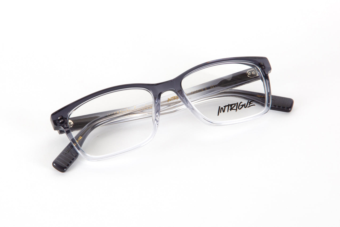 INTRIGUE style FORTE 8 c201 grey fade clear acetate 52-17-145 Japan