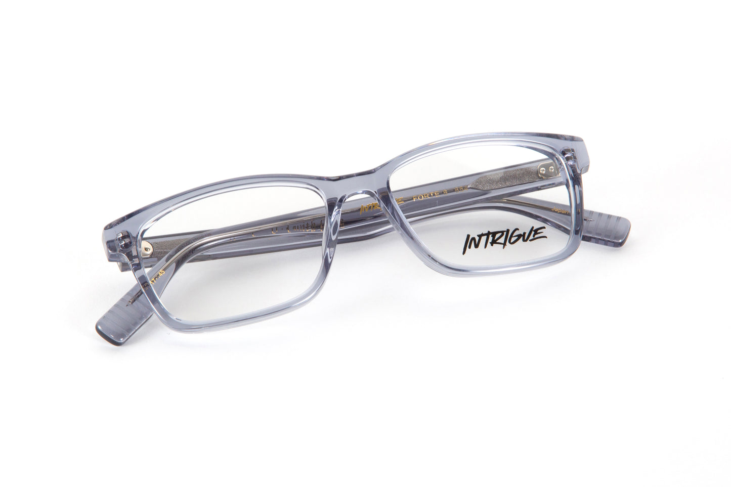 INTRIGUE style FORTE 8 c654 grey clear acetate 52-17-145 Japan