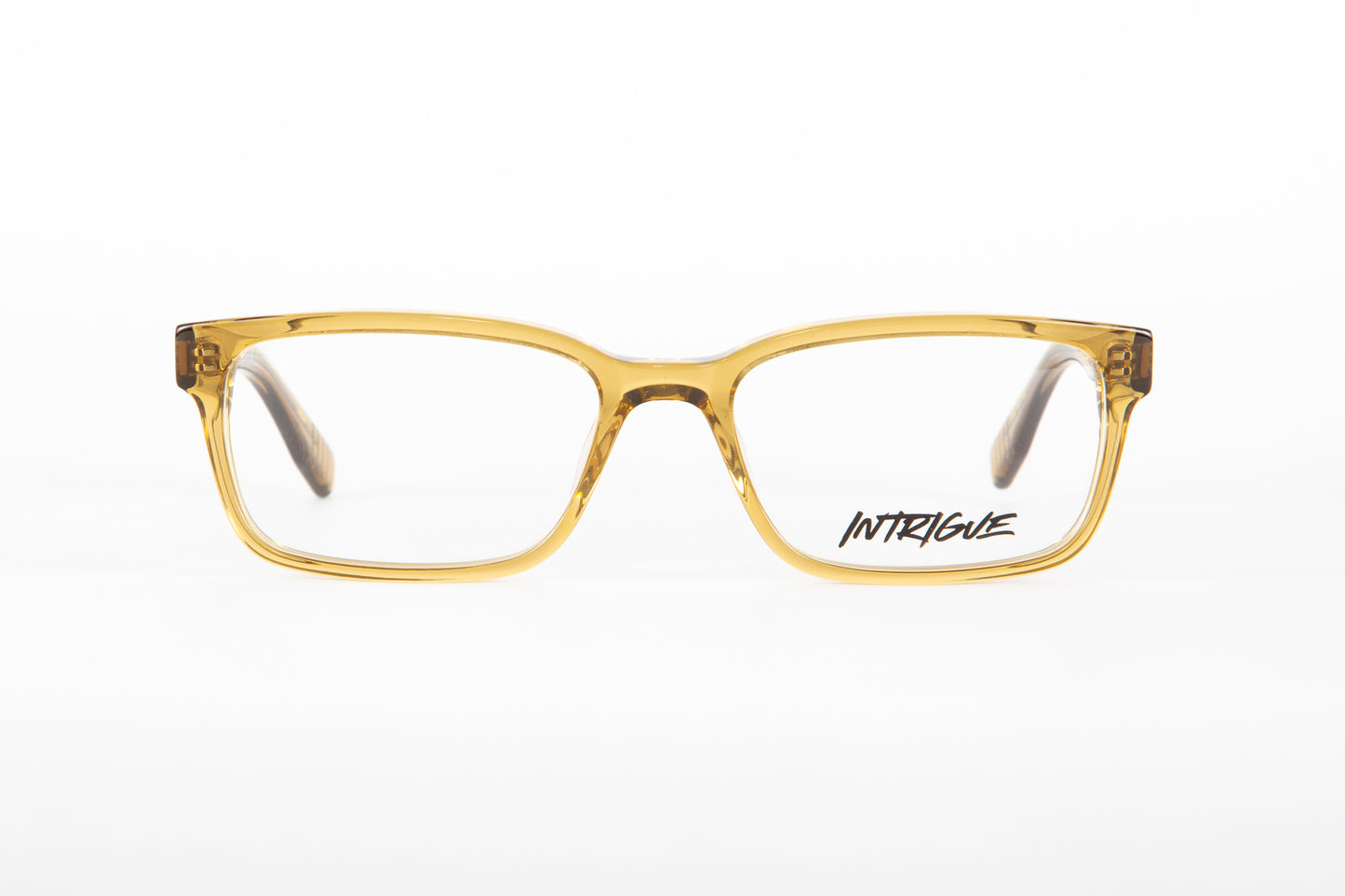 INTRIGUE style FORTE 9 c656 light brown clear acetate 54-18-140 Japan