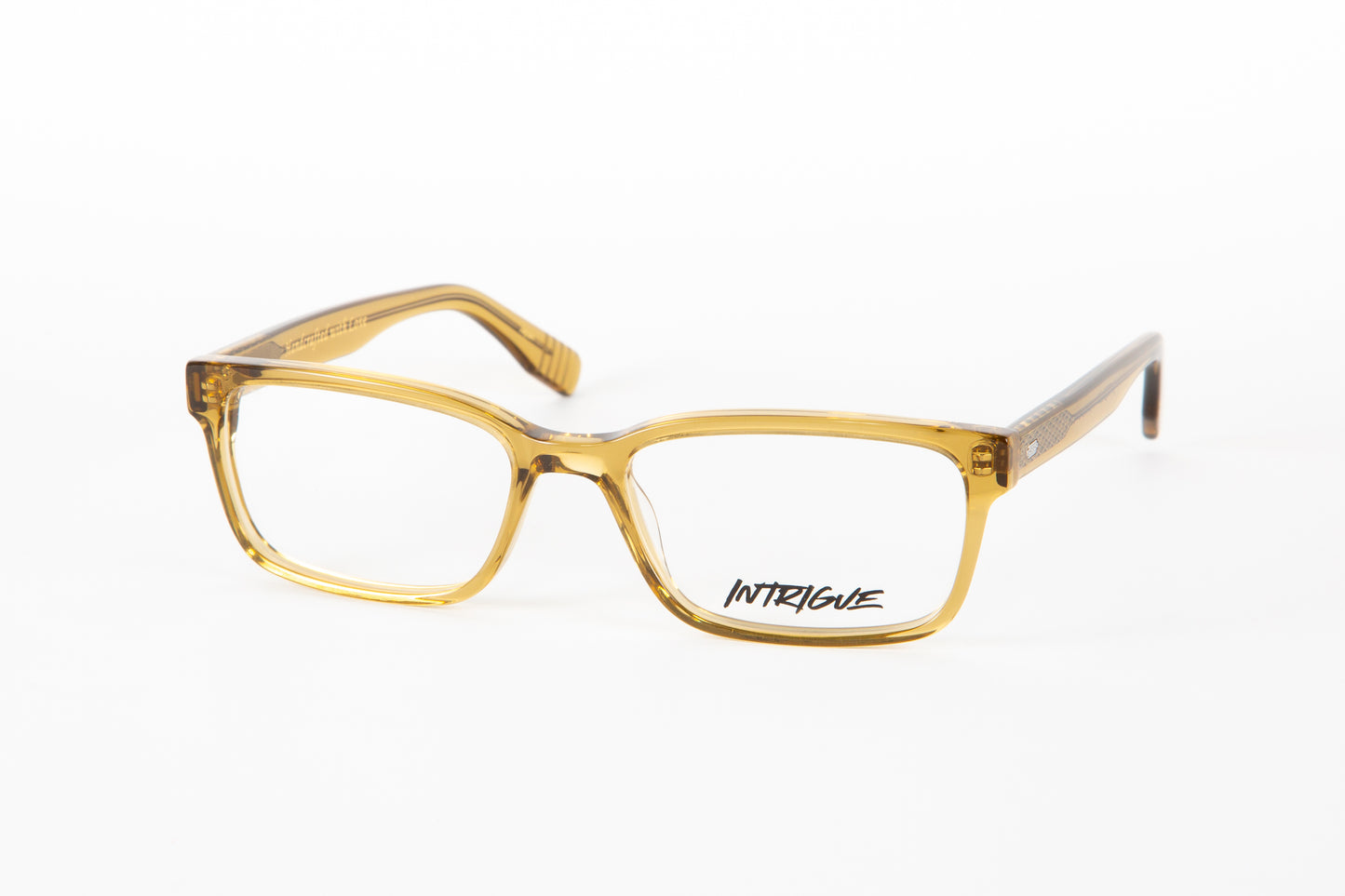 INTRIGUE style FORTE 9 c656 light brown clear acetate 54-18-140 Japan