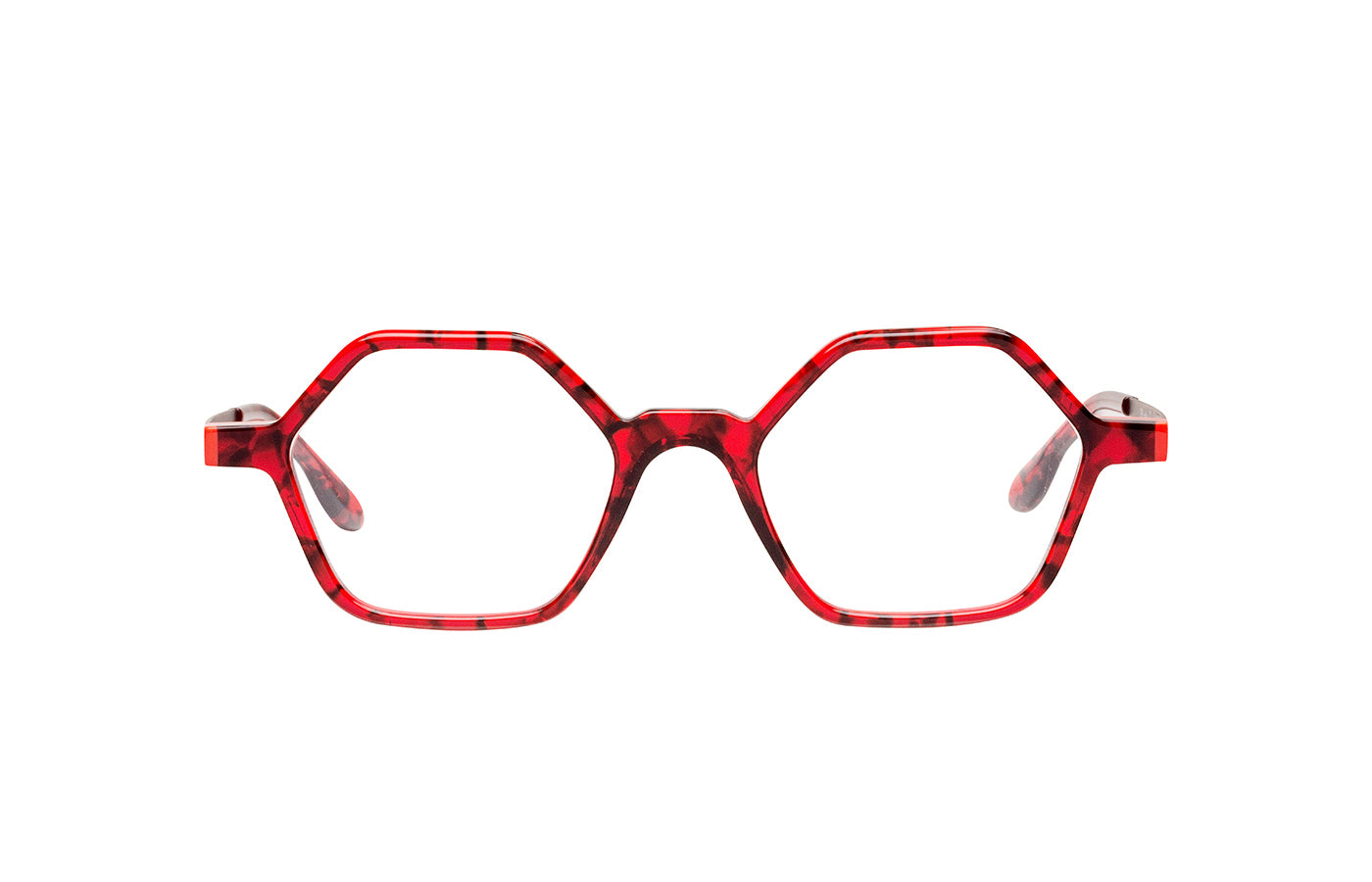 matttew Belgium style HUDSON 998 red stainless steel acetate 43-19-145 made in France