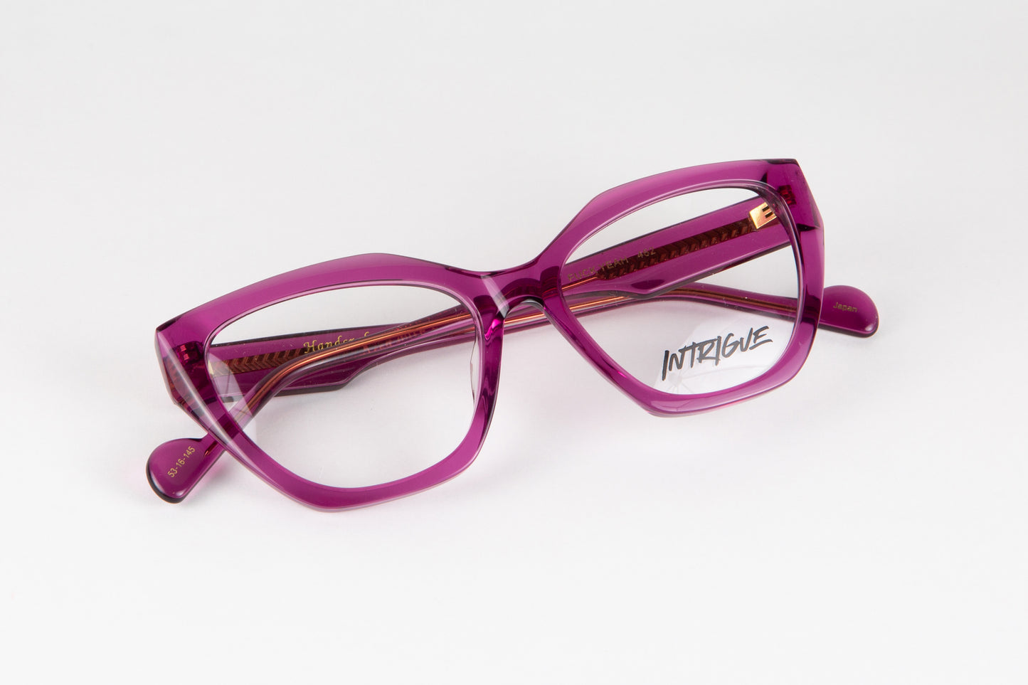 INTRIGUE style F YEAH c462 purple clear acetate 53-16-145 Japan