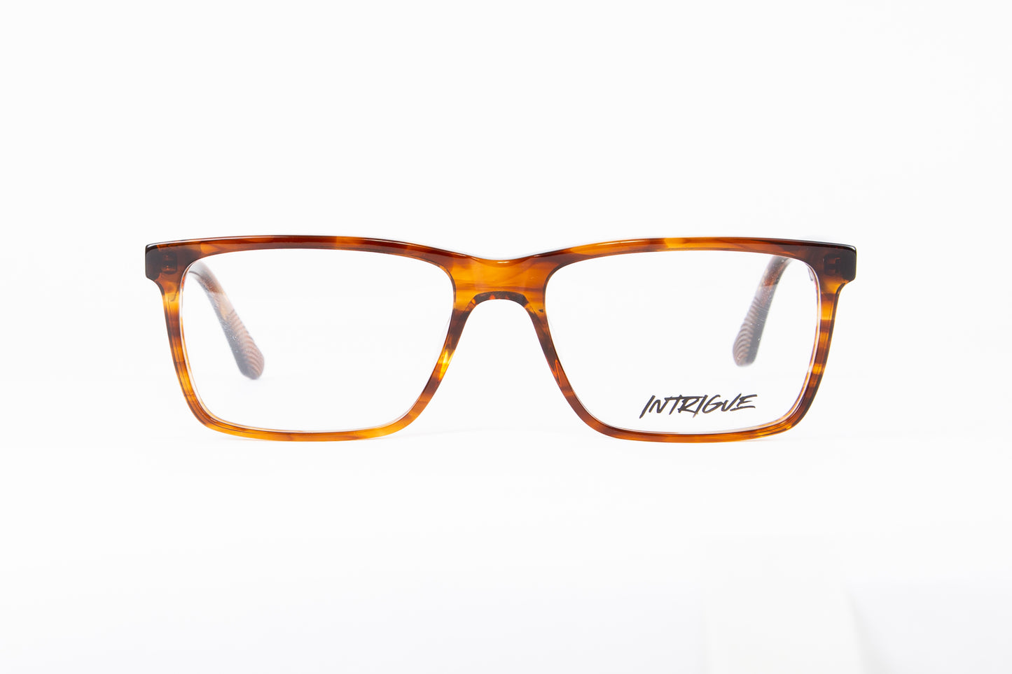 INTRIGUE style FORTE 10 c722 brown wood translucent acetate 60-18-155 Japan