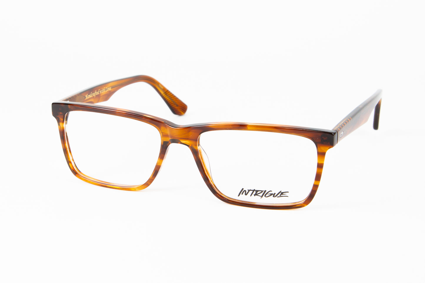 INTRIGUE style FORTE 10 c722 brown wood translucent acetate 60-18-155 Japan