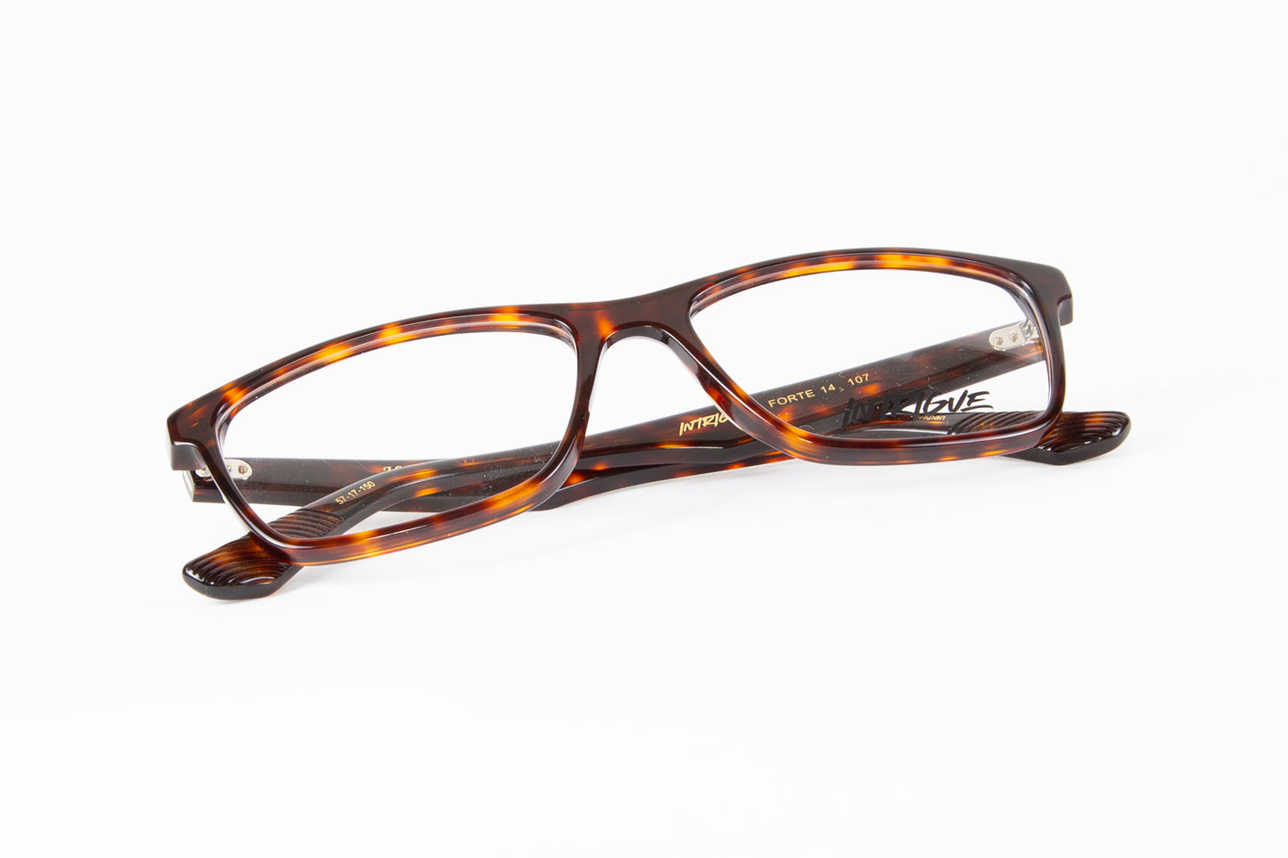 INTRIGUE style FORTE 14 c107 tortoise shell brown acetate 57-17-150 Japan