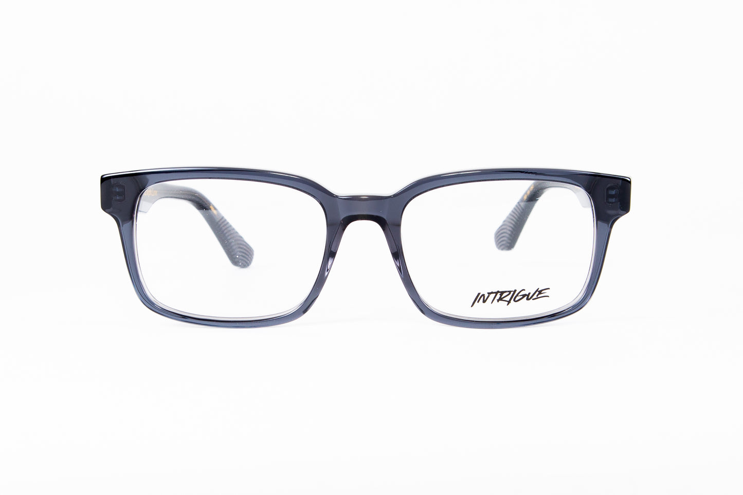 INTRIGUE style FORTE 11 c469 grey clear translucent acetate 55-19-150 Japan