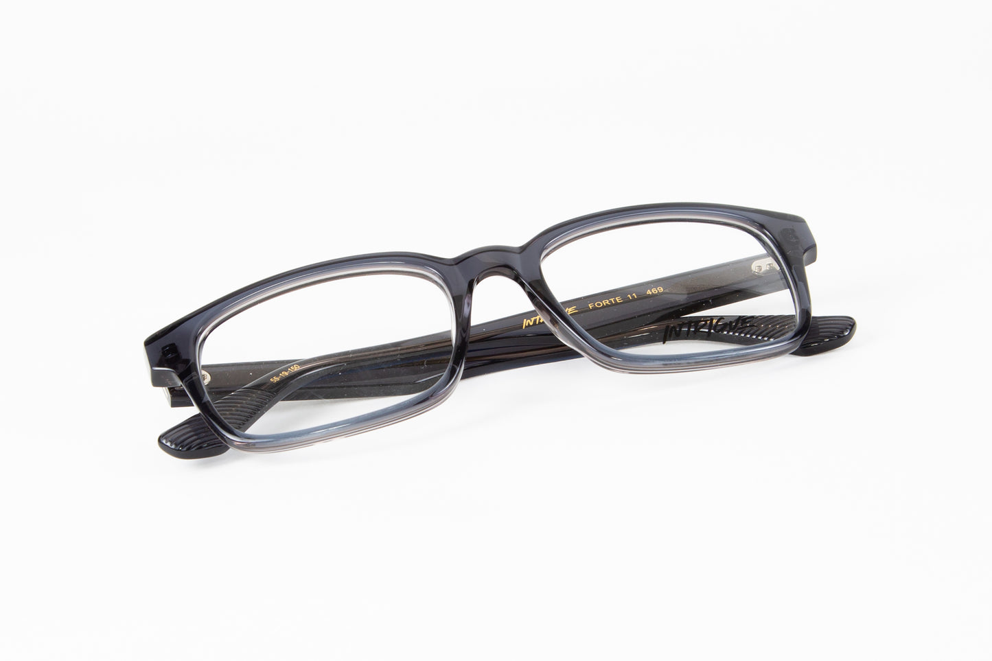 INTRIGUE style FORTE 11 c469 grey clear translucent acetate 55-19-150 Japan