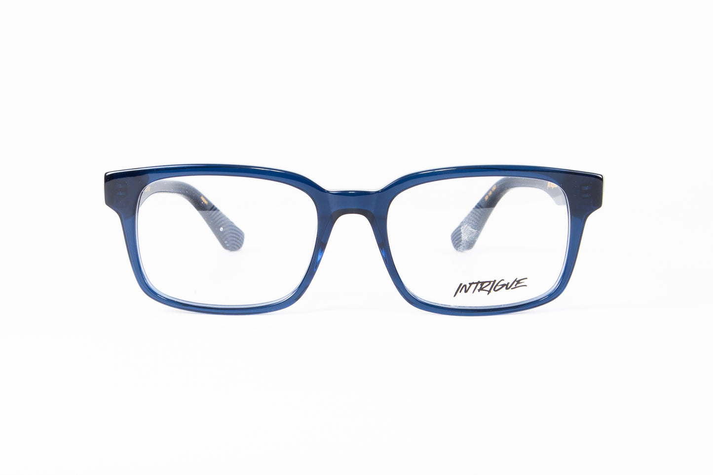 INTRIGUE style FORTE 11 c109 midnight blue clear translucent acetate 55-19-150 Japan