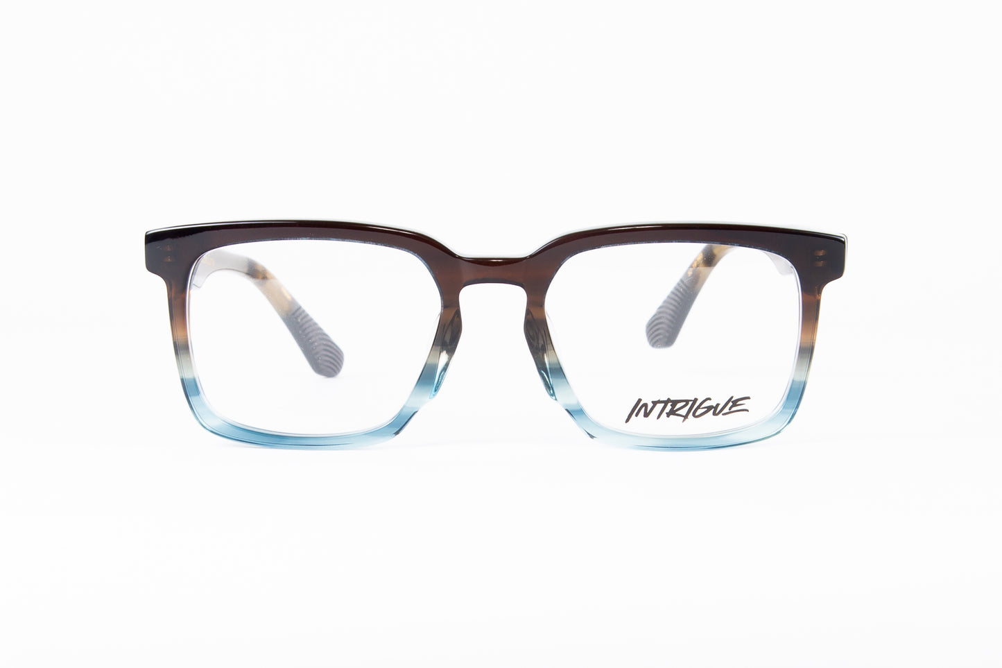INTRIGUE style FORTE 12 c847 brown fade into blue petrol acetate 52-19-145 Japan