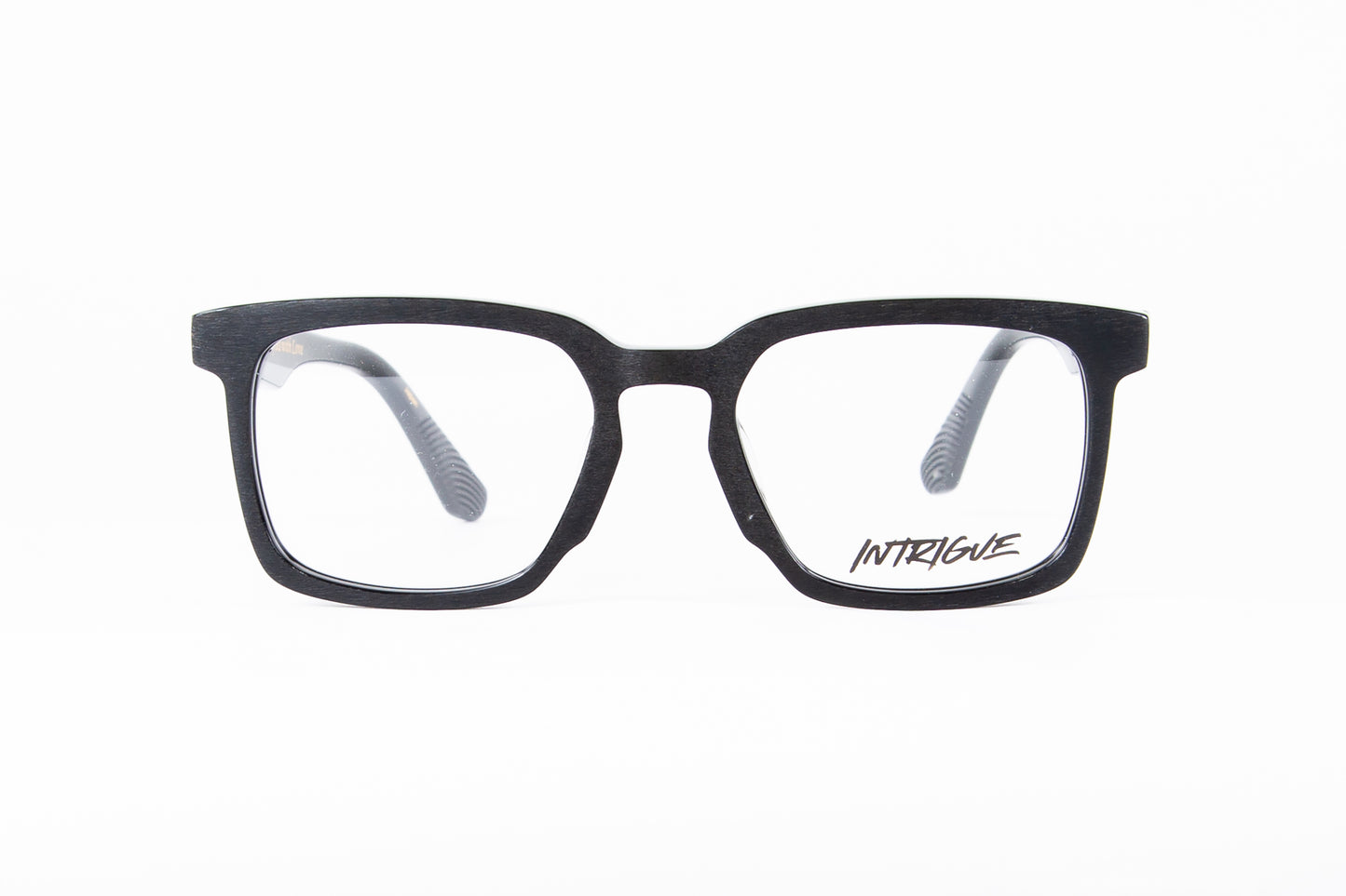 INTRIGUE style FORTE 12 c401 brushed black acetate 52-19-145 Japan