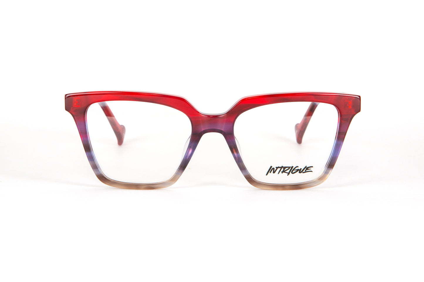 INTRIGUE style FORTE 4 c400 red blue brown fade clear acetate 51-18-145 Japan