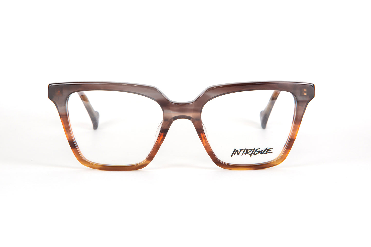 INTRIGUE style FORTE 4 c403 brown grey fade clear acetate 51-18-145 Japan