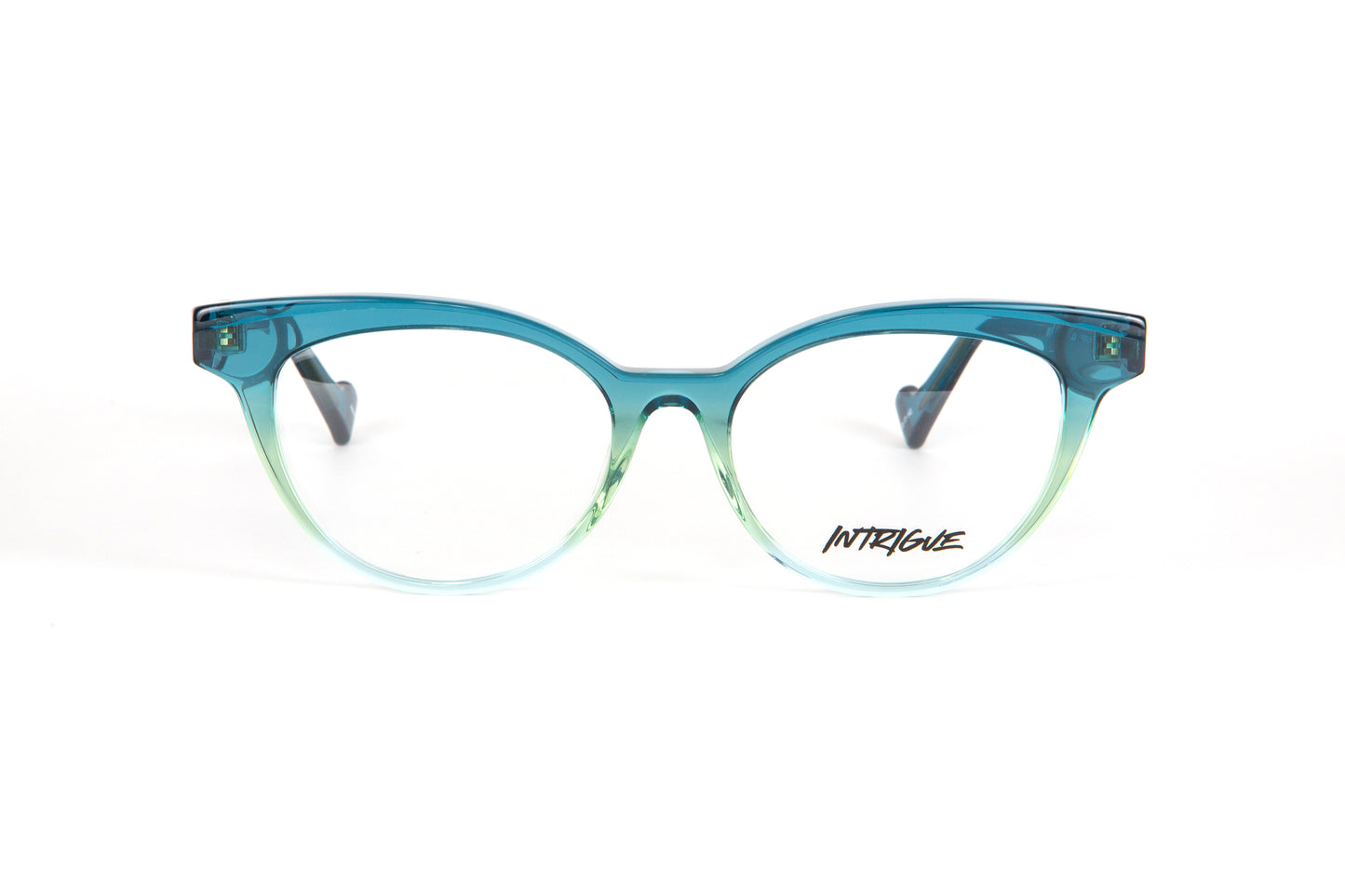 INTRIGUE style FORTE 5 c402 turquoise fade clear acetate 53-17-140 Japan