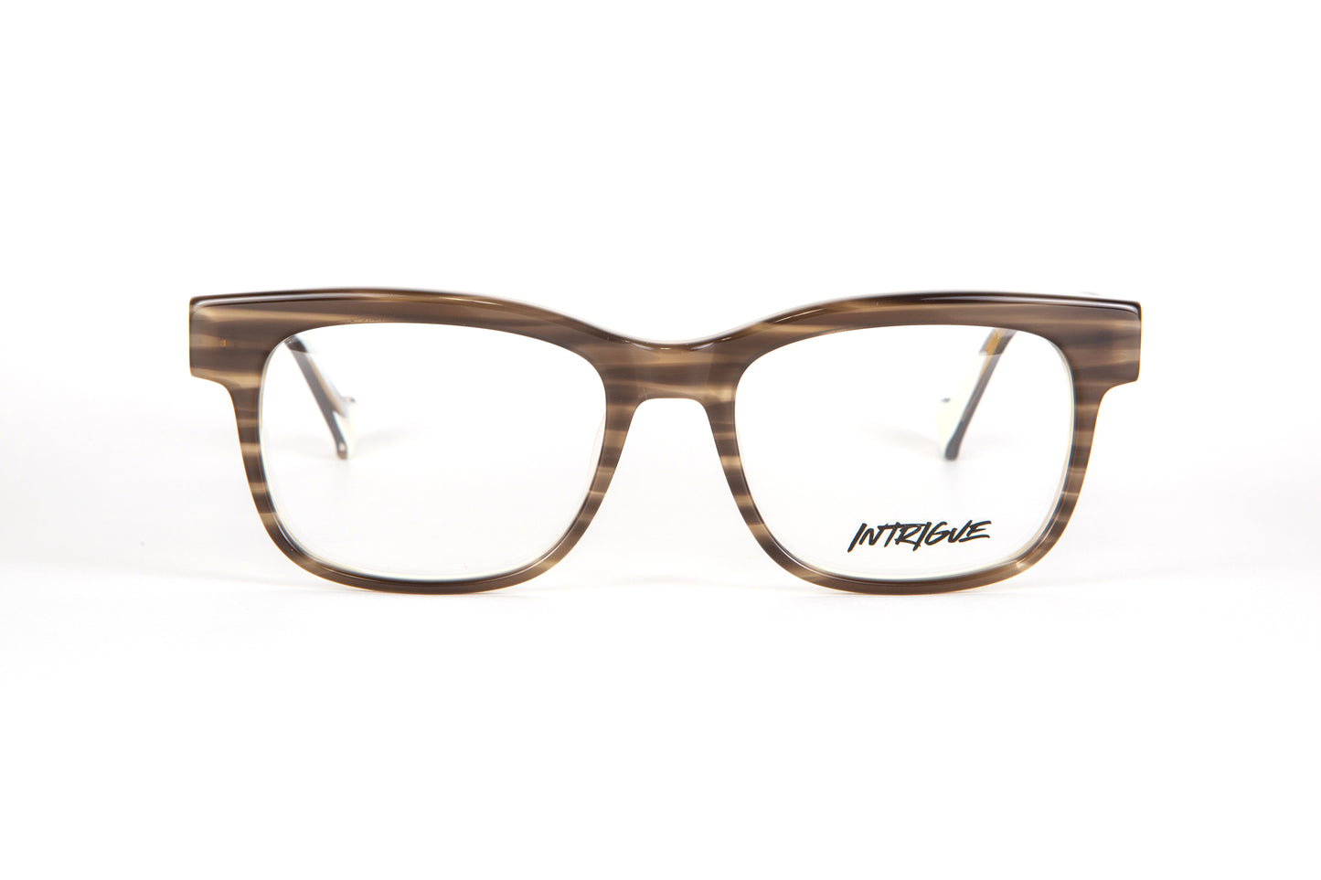 INTRIGUE style FORTE 6 c180 grey white horn acetate 53-18-145 Japan