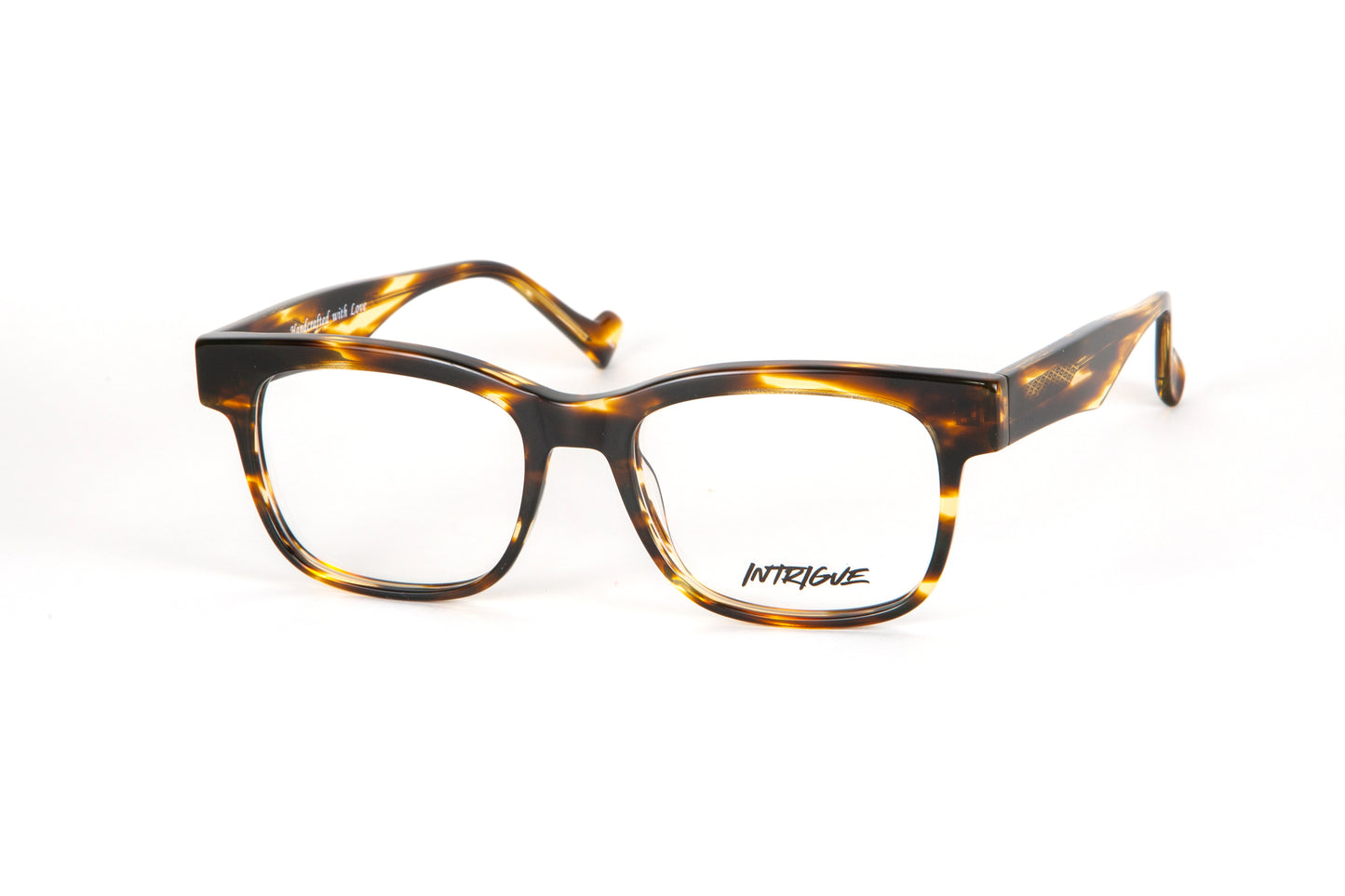 INTRIGUE style FORTE 6 c192 cocobolo wood brown clear acetate 53-18-145 Japan