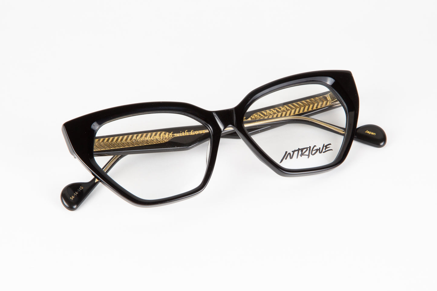 INTRIGUE style HELL YEAH c401 black clear acetate 54-14-145 Japan