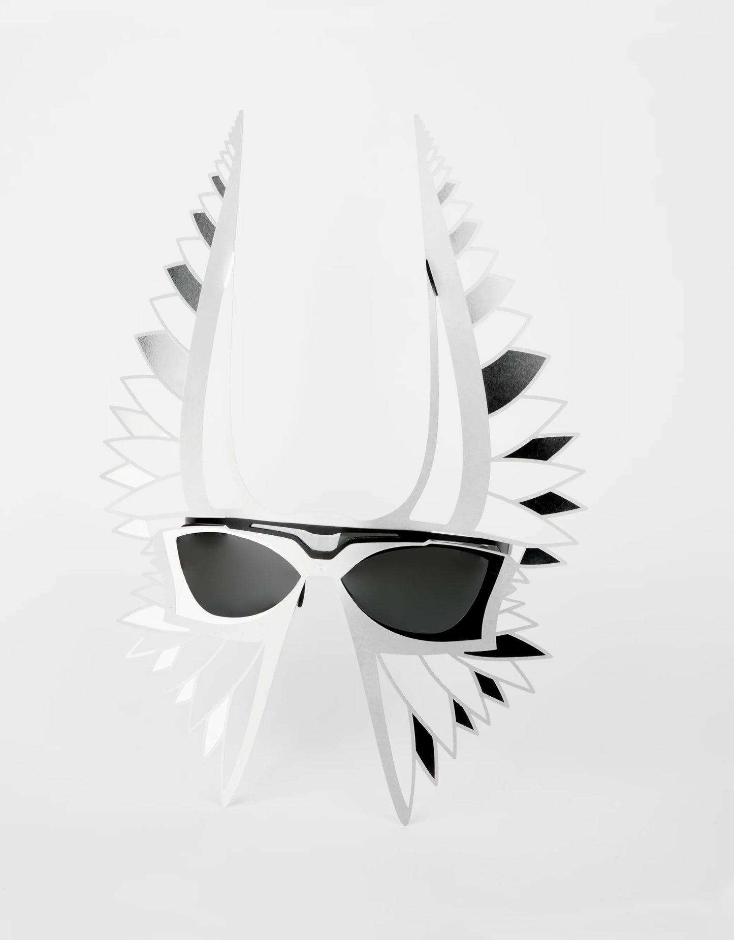 Parasite eyewear mask LEGION chrome silver stainless steel made in France