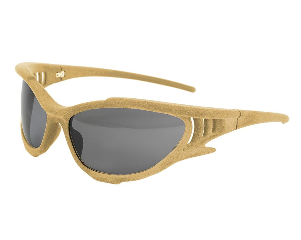 Parasite Eyewear 3D printed sunglasses MANTA sand made in France