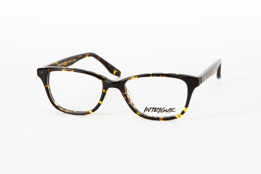 INTRIGUE style FORTE 7 c142 brown amber clear acetate 50-17-135 Japan