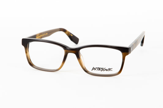 INTRIGUE style FORTE 8 c406 brown grey fade clear acetate 52-17-145 Japan