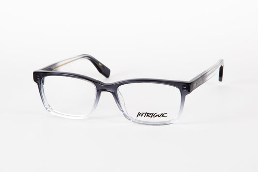 INTRIGUE style FORTE 8 c201 grey fade clear acetate 52-17-145 Japan