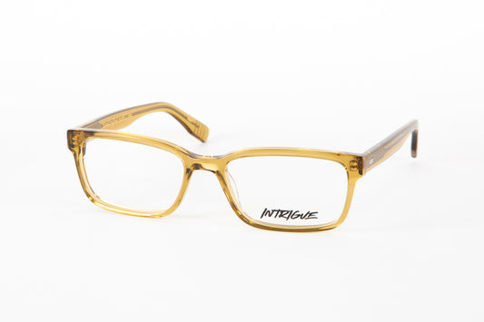 INTRIGUE style FORTE 9 c656 light brown clear acetate 54-18-140 Japan