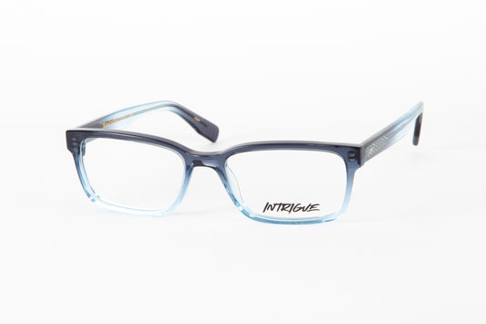 INTRIGUE style FORTE 9 c206 blue grey fade clear acetate 54-18-140 Japan