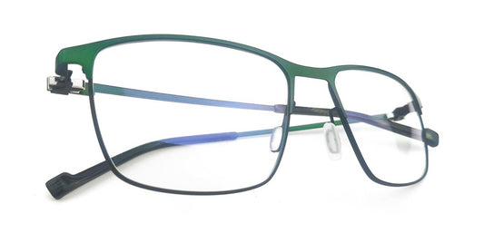 De Stijl THEODOOR 9939 green black size 55-17-145 stainless steel