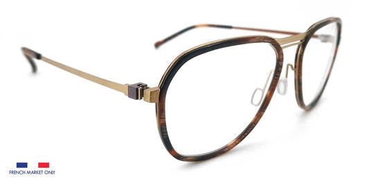De Stijl STIJN 133.15 aviator eyeglasses frame size 55-18-145
