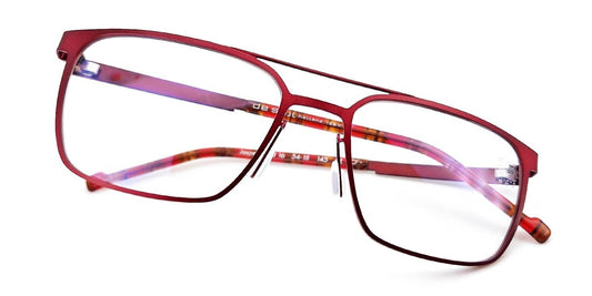 De Stijl JASPER 143.16 red size 54-18-145 stainless steel