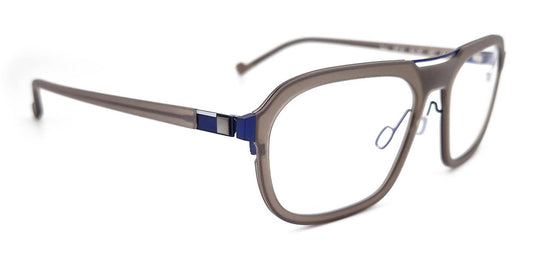 De Stijl TEUN 137.61 aviator grey clear matte size 56-20-150