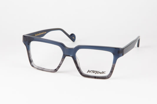 INTRIGUE style SAY YEAH c623 blue grey fade clear acetate 52-16-145 Japan