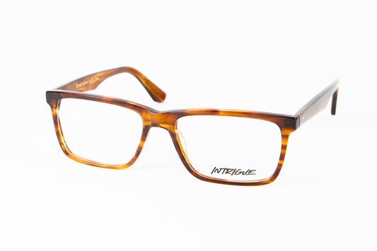 INTRIGUE style FORTE 10 c722 brown wood translucent acetate 60-18-155 Japan