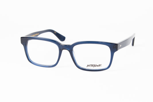 INTRIGUE style FORTE 11 c109 midnight blue clear translucent acetate 55-19-150 Japan