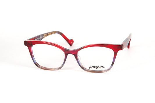 INTRIGUE style FORTE 2 c400 red smoky grey acetate 52-16-140 Japan