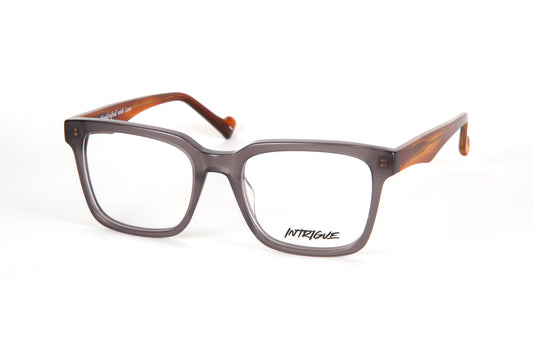 INTRIGUE style FORTE 3 c183 grey honey brown clear acetate 53-19-145 Japan