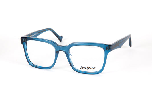 INTRIGUE style FORTE 3 c483 petrol blue clear acetate 53-19-145 Japan