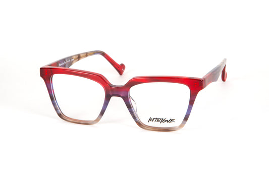 INTRIGUE style FORTE 4 c400 red blue brown fade clear acetate 51-18-145 Japan