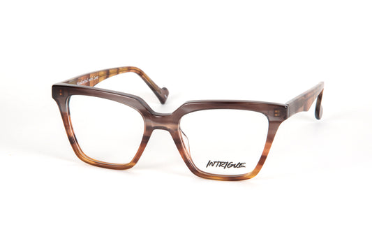 INTRIGUE style FORTE 4 c403 brown grey fade clear acetate 51-18-145 Japan