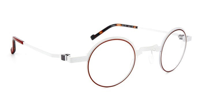 De Stijl ONNO 7310 round metal white size 40-29-140
