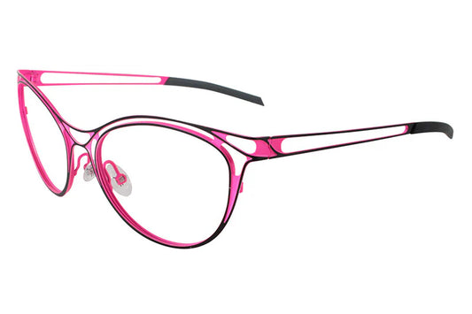 Parasite eyewear VALHALLA 3 c80 fushia black stainless steel 52-17-140 made in France