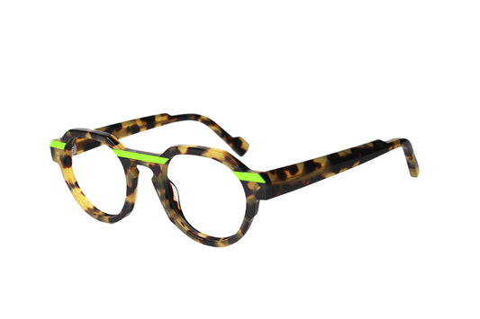 ACID / NOEGO eyeglasses frame HYMNE 5 c06 havana brown green acetate size 47-22